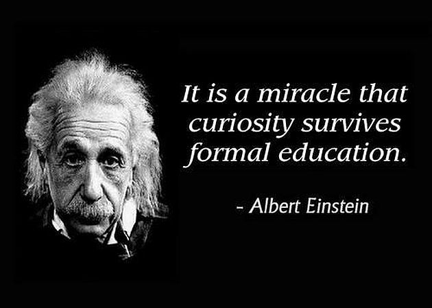 Photo:  albert-einstein-miracle-curiosity-survives-education